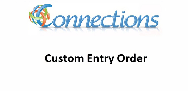 Connections Business Directory Extension Custom Entry Order 1.2