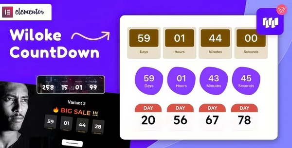 Wiloke Countdown Timer for Elementor 1.0.21