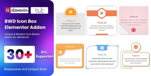 BWD Icon Box addon for elementor 1.0