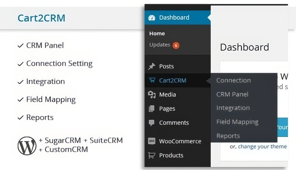 Cart2CRM – Woocommerce and SugarCRM integration 16.0