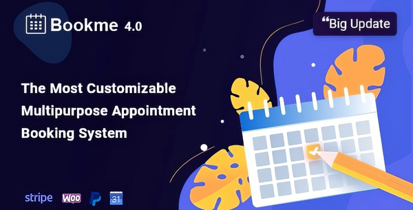 Bookme - WordPress Appointment Booking Scheduling Plugin