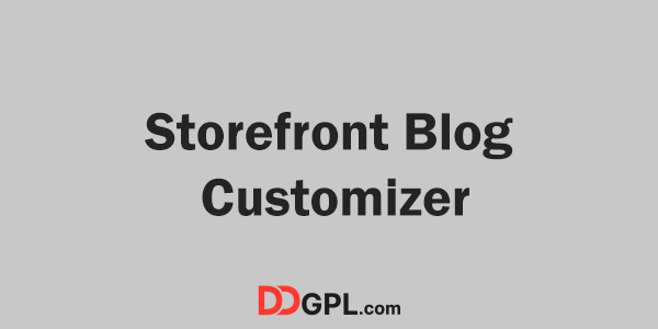 Storefront Blog Customizer