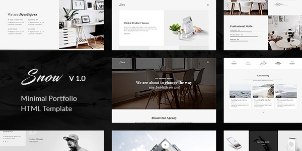 Snow – Minimal & Clean WordPress Portfolio Theme 1.4.2