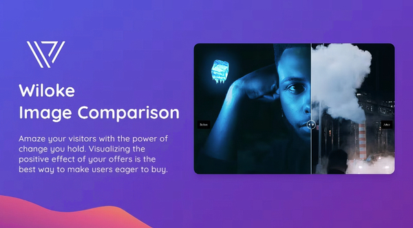 Wiloke Elementor Image Comparison 1.0.0