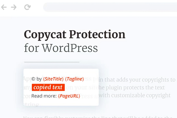 Copycat Protector for WordPress 1.1.0