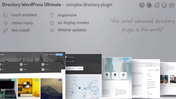 Directory ultimate PRO WordPress – Table/Grid 1.00