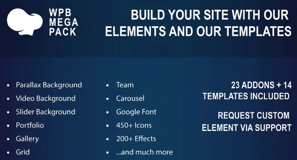 WPBakery Mega Pack – Addons and Templates 1.2