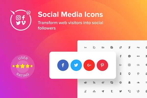 WordPress Social Media Icons 1.7.1