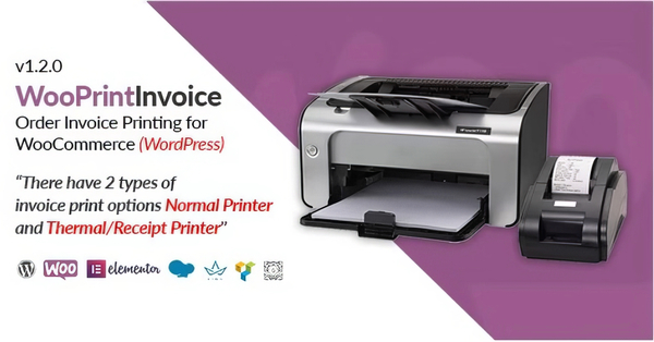 WooPrintInvoice - Order Invoice Printing for WooCommerce