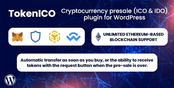 TokenICO – Cryptocurrency presale (ICO & IDO) 1.1.3