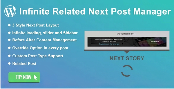 WordPress Infinite Related Next Post Manager