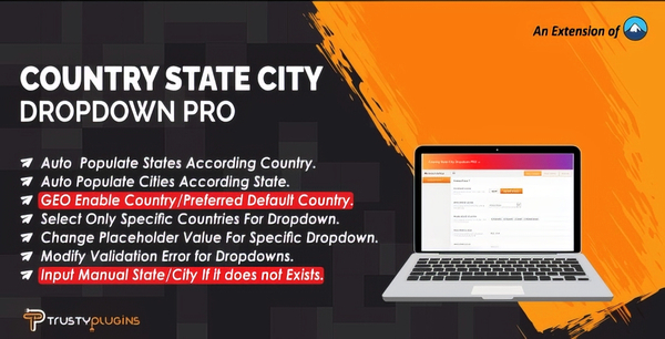 Country State City Dropdown PRO 5.7