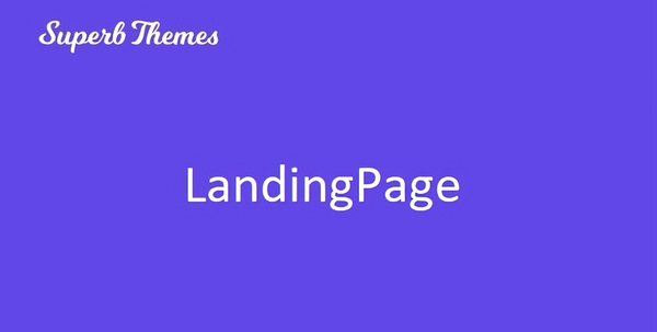 WordPress Superb Landing Page 107.1