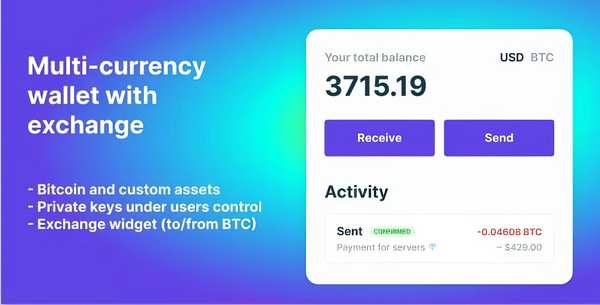 Bitcoin Ethereum ERC20 crypto wallets with exchange