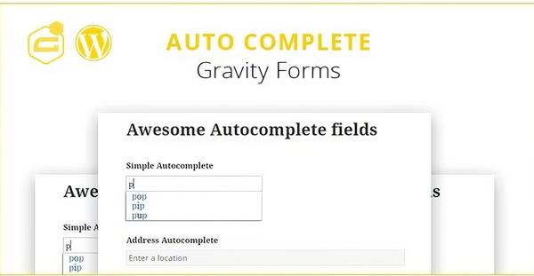 Gravity Forms Autocomplete (+address field) 1.8.8