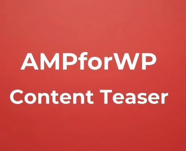 Content Teaser for AMP 1.5.3