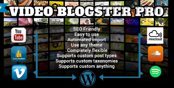 Video Blogster Pro – import YouTube videos to WordPress 4.8
