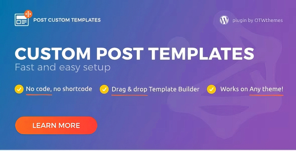 Post Custom Templates Pro – WordPress plugin 1.16