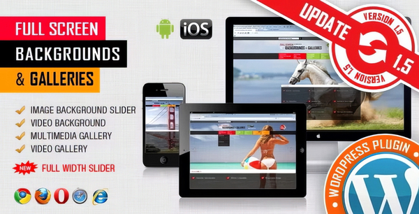Image&Video FullScreen Background WordPress
