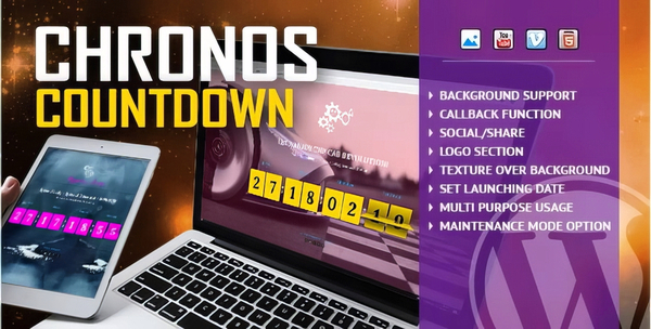 Chronos CountDown – Responsive Flip Timer With Image 1.2.4