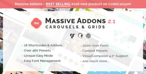 Massive Addons for Visual Composer 2.1.1