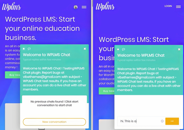 WPLMS Chat 1.3
