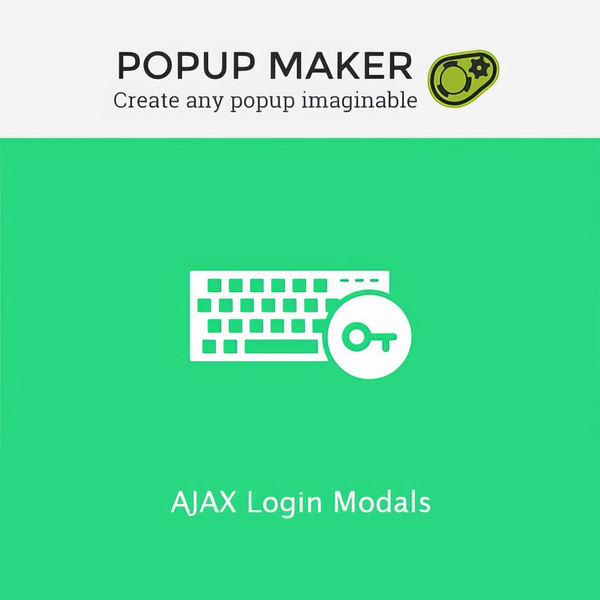 Popup maker AJAX Login Modals 1.2.2