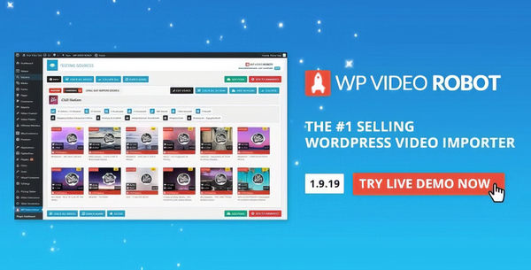 WordPress Video Robot - The Ultimate Video Importer