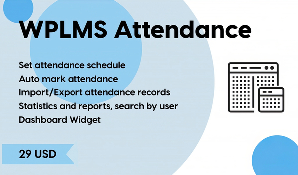 Wplms Attendance 1.7.1