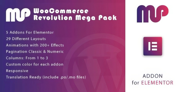 WooCommerce Revolution Mega Pack for Elementor