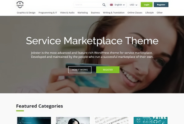 WPjobster – Service Marketplace WordPress Theme 6.1.6.1