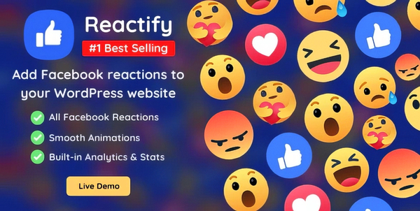 Reactify – Facebook Reactions For WordPress 2.7