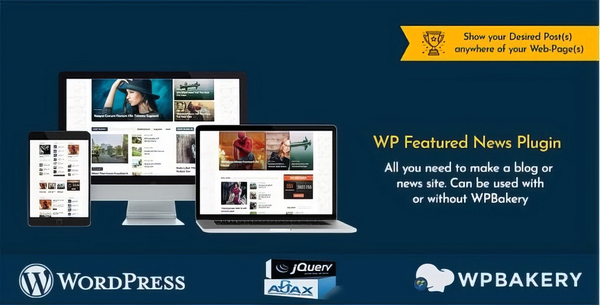 WP Featured News Pro – Custom Posts Listing Plugin 1.6.0