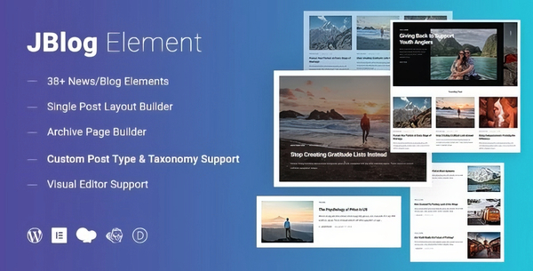 JBlog Elements – Magazine & Blog Add Ons for Elementor & WPBakery 1.1.4