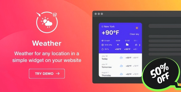 Weather Forecast – WordPress Weather Plugin 1.3.1