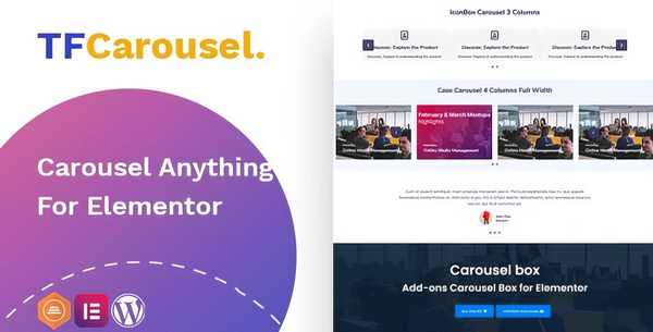Elementor Carousel – Create slider with any addon, widget 1.0.2