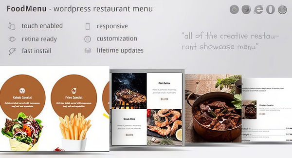 Restaurant Menu Showcase Pack for WPBakery
