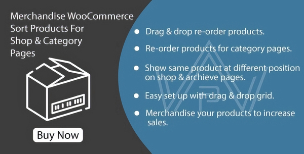 Merchandise WooCommerce – Sort Products For Shop & Category Pages 1.0.0