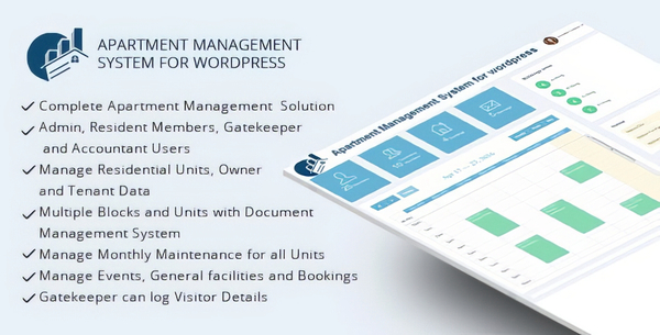 WPAMS - Apartment Management System for wordpress