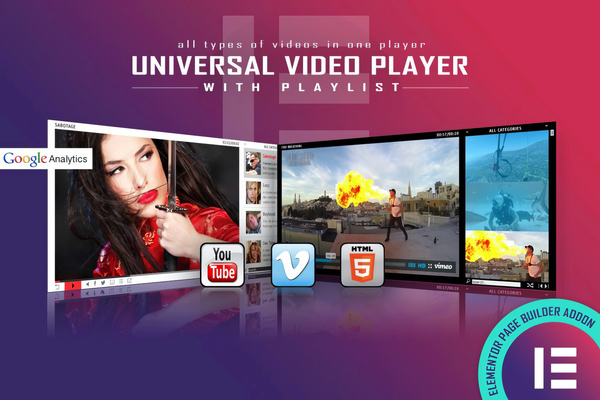 Universal Video Player – Elementor Widget 1.1