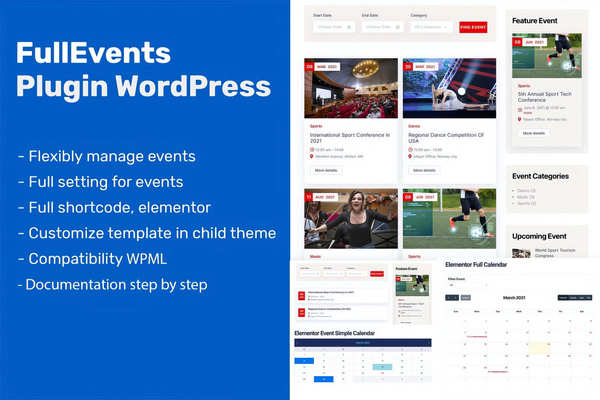 FullEvents – Event Plugin WordPress 1.2.6