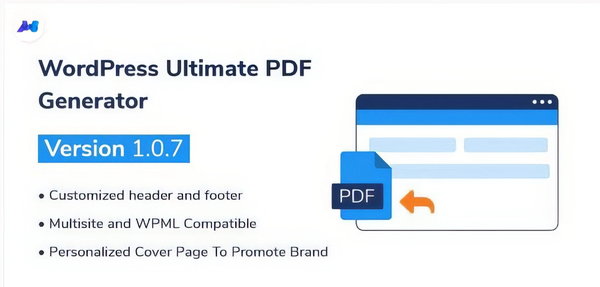 WP Ultimate PDF Generator
