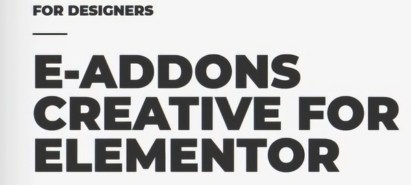 e-Creative – e-Addons for Elementor 2.7.4