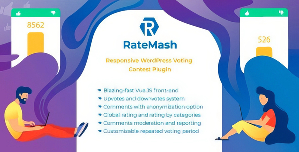 RateMash – Responsive WordPress Voting Contest Plugin 1.0