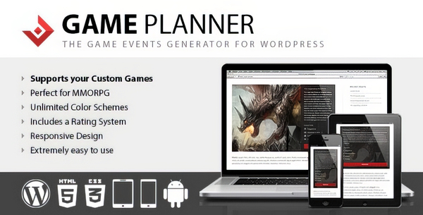 Game Planner  WP Plugin