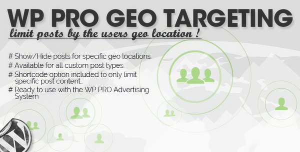 WP Pro Geo Targeting