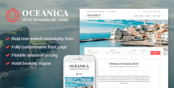 Oceanica – WordPress Hotel Theme 2.0.3