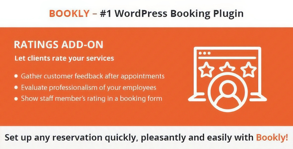 Bookly Ratings Add-on 3.0