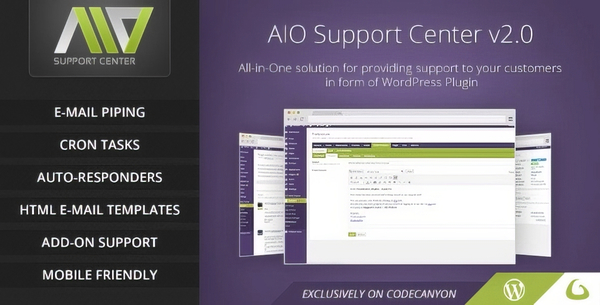 AIO Support Center – WordPress Ticketing System 2.21