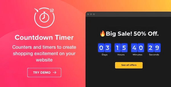 Countdown Timer – WordPress Countdown Timer plugin 1.3.0